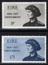ZAYIX Ireland 246-247 MNH Royalty Countess Markievicz Minister Labor 021823S89 - £1.17 GBP