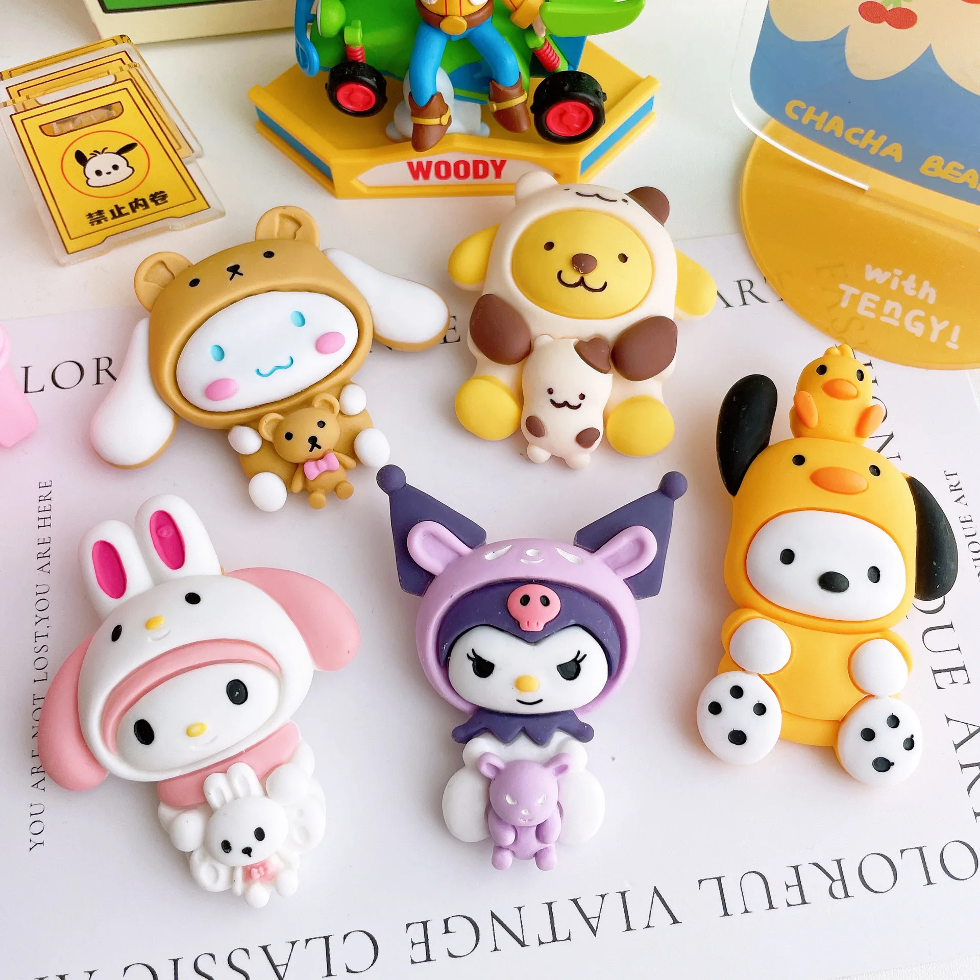 Rios kuromi mymelody cartoon large animal transform doll decoration cute phone case diy thumb200