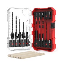 Ezarc Countersink Drill Bit Set, 24 Pcs Tapered Drill Bits Counter Sink ... - £32.08 GBP