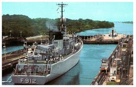 Panama Canal Gatun Locks Postcard - Panama Posted - £7.70 GBP