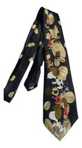 Corbata tie Snoopy black colors    100 % Silk - $13.11