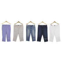 NWT Bandolino Jeans Stretch Denim Comfort Pants Selene Capri Skinny Fit ... - £31.89 GBP