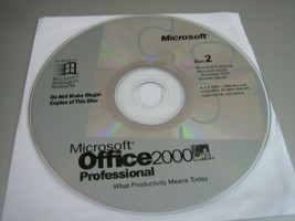 Microsoft Office 2000 Professional for Windows - Disc 2 Only!!! - £7.49 GBP