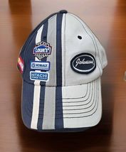 Jimmie Johnson Strapback Hat Chase Authentics Nascar #48 Navy &amp; White - $19.80