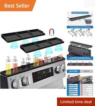 Silicone Magnetic Shelf Over Stove - Dishwasher Safe Kitchen Organizer - $34.60