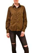 One Teaspoon Womens Shirt Classic Style Khaki S - £29.21 GBP
