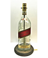 Johnnie Walker Red Label Large 1.75L Liquor Bottle TABLE LAMP Light Wood... - £43.54 GBP