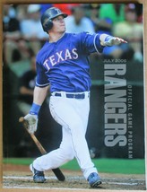 Texas Rangers Official Game Program (July 2006) Chris Davis Cover, Astros Series - £10.61 GBP