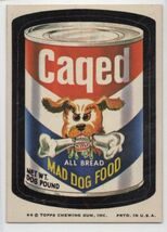 Caged Mad Dog Food 1974 Wacky Packages Series 7 Spoof of Cadet - $11.99