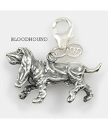 Bloodhound Dog Charm 3-d Solid Sterling Silver - $47.52
