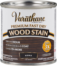 262029 Premium Fast Dry Wood Stain, Half Pint, Kona, 8 Fl Oz - $11.77