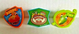 Bakery Crafts Plastic Cupcake Rings Toppers New Lot of 6 &quot;Dinosaur Train... - £5.58 GBP
