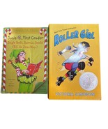 2 book bundle roller girl and Junie B. Jones  - $182.30 MXN