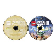 2 Nintendo Wii Lego Video Games Star Wars III Indiana Jones Original Adv... - $7.99