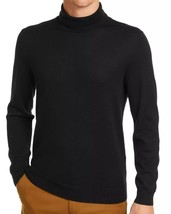 XL CLUB ROOM Merino Wool Blend Deep Black Performance Turtleneck Sweater... - £16.94 GBP