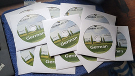 Set of 12 Global Access German Language Learning CD&#39;s Travel Education Germany - £12.48 GBP