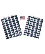 100 British Virgin Islands Stickers; 1.5"x1" Self Adhesive Scrapbook Sti... - $10.95