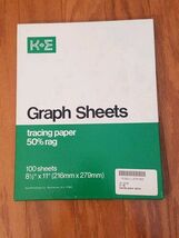 K + E Graphe Traçage Papier Semi-Logarithmic Grille 3 x 5 Cycles 46 7522... - €22,31 EUR