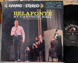 Harry Belafonte At Carnegie Hall Vinyl 2 LP RCA LSO-6606 1st Pressing Day O - £12.78 GBP