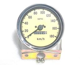 Smiths Replica gauges Speedometer 180 km/h Tacho 100 mm in Yellow face c... - $39.60