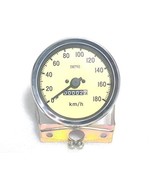 Smiths Replica gauges Speedometer 180 km/h Tacho 100 mm in Yellow face c... - $729.05 MXN