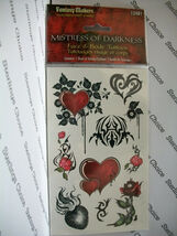 Fantasy Makers Face &amp; Body Temporary Tattoos #12481 Mistress of Darkness - $6.68