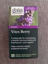 Gaia Herbs women VITEX BERRY  60 Vegan Liquid Phyto Caps Progesterone Exp 2/25 - £13.70 GBP