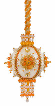 The Cracker Box Christmas Ornament Mandarin Door (Orange Beads) - £37.05 GBP