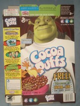 2004 MT GENERAL MILLS Cereal Box COCOA PUFFS Shrek 2 IRON ON [Y155C14e] - £19.18 GBP