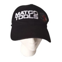 Matco Tools Strap Back Hat Cap Mens Black Adjustable Embroidered Logo - £7.88 GBP