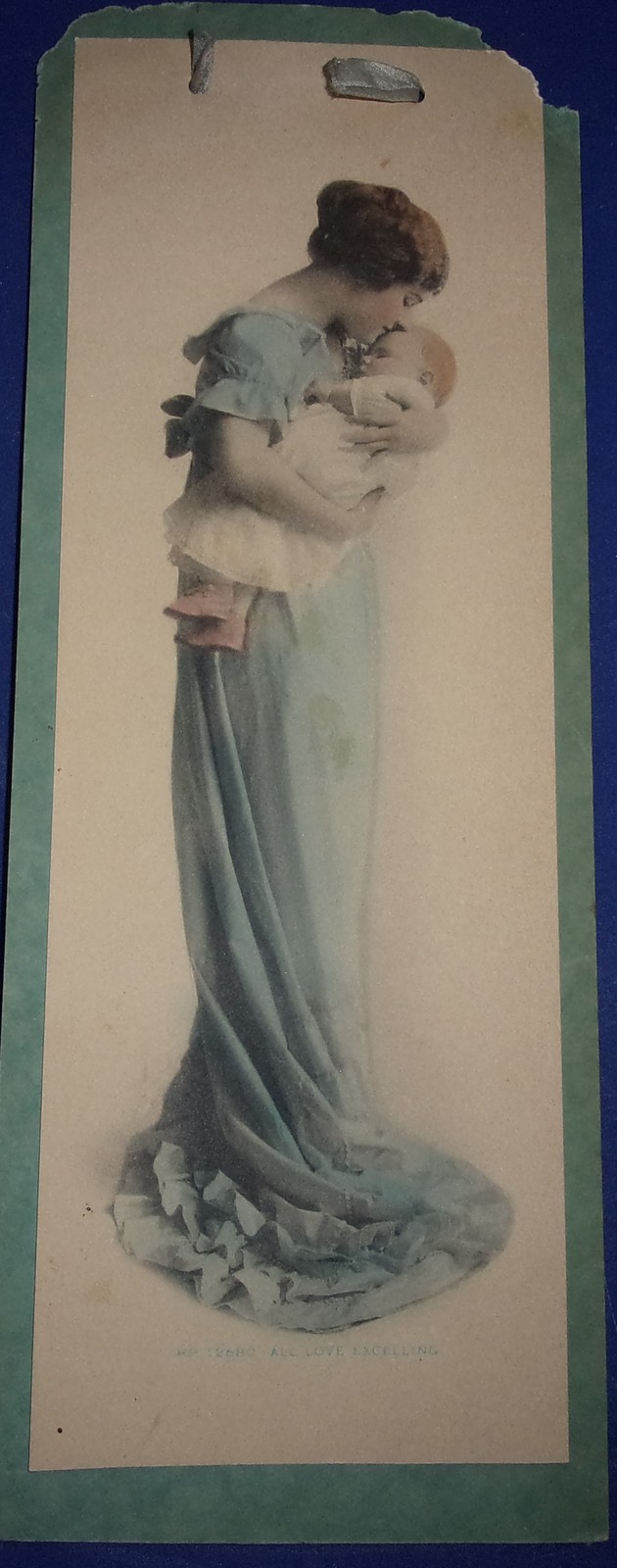 Vintage Victorian Cardboard Wall Hanging “All Love Excelling”   - $6.99