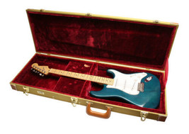 Gator GW-ELECTRIC-TW Electric Guitar Deluxe Wood Case, Tweed - £133.54 GBP
