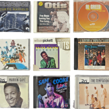 Temptations Gaye Green Otis Cooke Sly Pickett 9 CD Lot Hits Funk Best R&amp;B Soul - £46.61 GBP