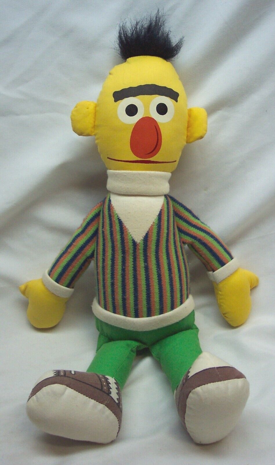 Primary image for VINTAGE Applause Sesame Street BERT 15" Plush Stuffed Animal TOY Jim Henson 80's