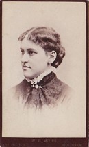 Carrie C. Weller, Westfield MA CDV Photo - Westfield Normal School 1882 - £13.98 GBP