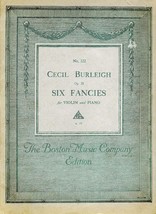 Cecil Berleigh - Six Fancies for Violin and Piano Op. 31 - £8.75 GBP