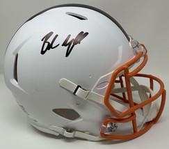 Baker Mayfield Autographed Browns White Matte Speed Authentic Helmet Fanatics - £677.80 GBP