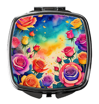 Elegant Roses Square Compact Mirror - $15.95