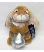 KB Hershey&#39;s Kiss bunny rabbit plush toy 1997 tan and brown stuffed animal - £3.19 GBP