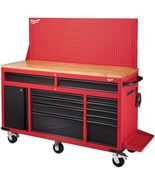 Milwaukee 61 in. 11-Drawer/1-Door 22 in D Mobile Workbench with Sliding ... - £1,522.45 GBP
