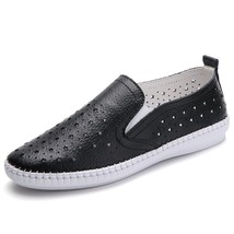 Women Flat Shoes Casual Summer White Comfortable Hole Slip on Footwear B... - £20.37 GBP
