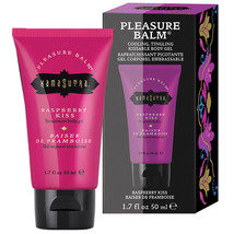 Kama Sutra Pleasure Balm Sensations Body Gel 1.7oz Tingling Cooling Raspberry - £26.37 GBP