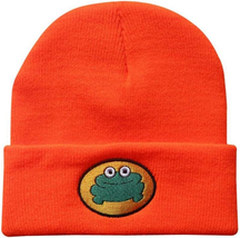 Cute Cartoon TV Parappa the Rapper Frog Knitted Beanie Hats Unisex - £19.30 GBP