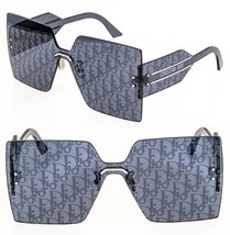 CHRISTIAN DIOR CLUB Blue Mirror Print Oblique DIORCLUB M5U Sunglasses CD... - £619.79 GBP