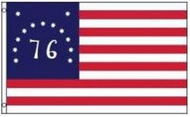 United States Historical Bennington 76 Polyester 12 x 18 Inch Flag - £7.77 GBP