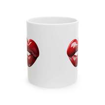 Heart Shaped Lips - Gift Idea - Ceramic Mug, 11oz - $11.67