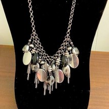 Vintage Women&#39;s Silver Jewelry/Necklace 18 inches SKU 14 - £11.17 GBP