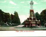 Vtg Postcard 1907 Roland Fountain Berlin Germany - Allee Mit Rolandbrunnen - £27.20 GBP