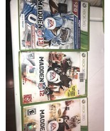 Lot Of 5 Madden NFL 9 -13-- Xbox360  (Sony PlayStation 3, 2012) all 5 games - £12.41 GBP