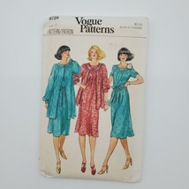 Vogue 9729 Misses Dress Jacket Size 12 Sewing Pattern Vintage Uncut - $9.89